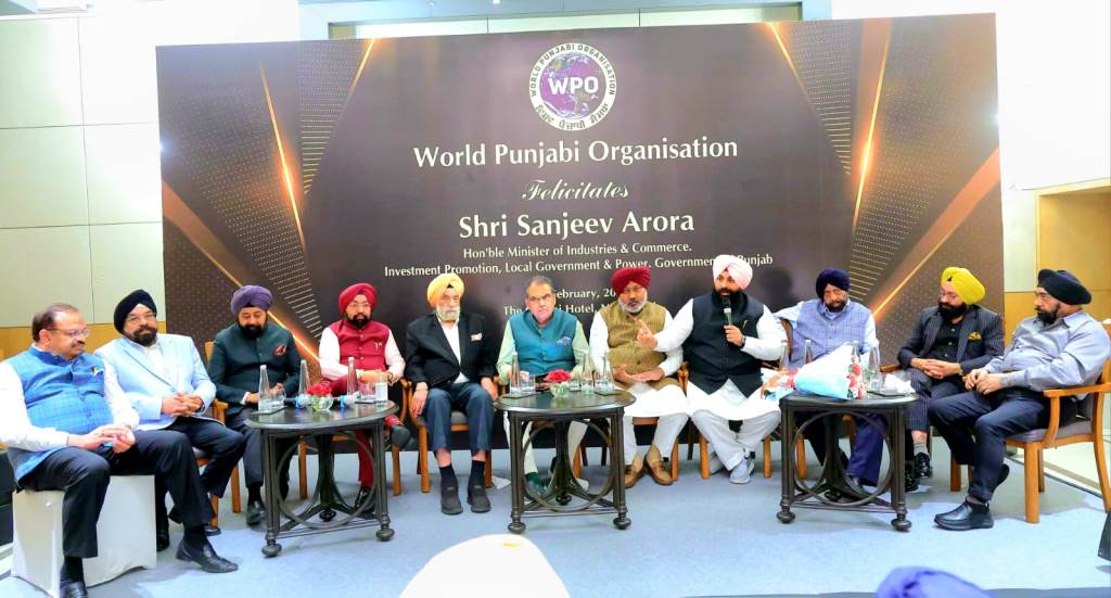 Industry Minister Sanjeev Arora invited industrialists from DelhiNCR to the Punjab Investors Summit